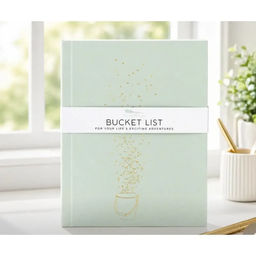 Lucky Feather Sage Bucket List Notebook New